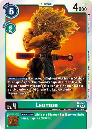 Leomon [BT14-048] [Blast Ace] - Trinity Hobby