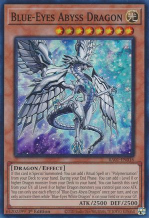 Blue-Eyes Abyss Dragon [RA01-EN016] Super Rare - Trinity Hobby