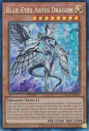 Blue-Eyes Abyss Dragon [RA01-EN016] Prismatic Collector's Rare - Trinity Hobby