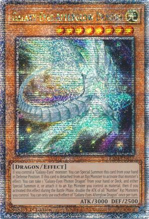 Galaxy-Eyes Afterglow Dragon [RA01-EN017] Quarter Century Secret Rare - Trinity Hobby