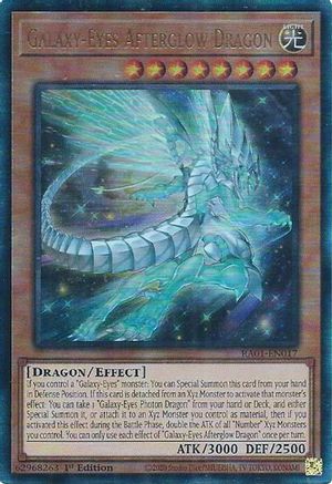 Galaxy-Eyes Afterglow Dragon [RA01-EN017] Prismatic Ultimate Rare - Trinity Hobby