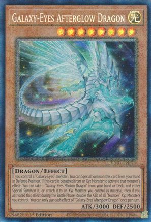Galaxy-Eyes Afterglow Dragon [RA01-EN017] Prismatic Collector's Rare - Trinity Hobby