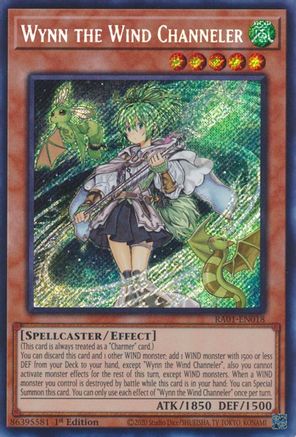 Wynn the Wind Channeler [RA01-EN018] Secret Rare - Trinity Hobby