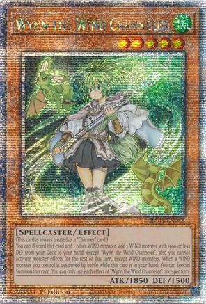 Wynn the Wind Channeler [RA01-EN018] Quarter Century Secret Rare - Trinity Hobby