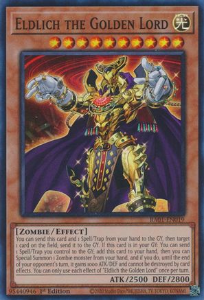 Eldlich the Golden Lord [RA01-EN019] Super Rare - Trinity Hobby