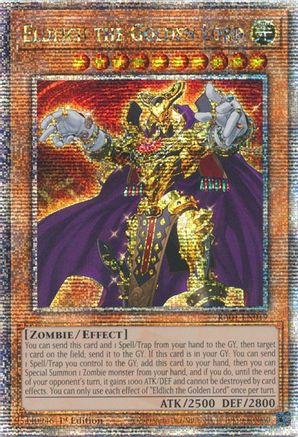 Eldlich the Golden Lord [RA01-EN019] Quarter Century Secret Rare - Trinity Hobby