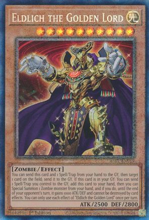 Eldlich the Golden Lord [RA01-EN019] Prismatic Collector's Rare - Trinity Hobby
