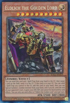 Eldlich the Golden Lord (Alternate Art) [RA01-EN019] Prismatic Collector's Rare - Trinity Hobby