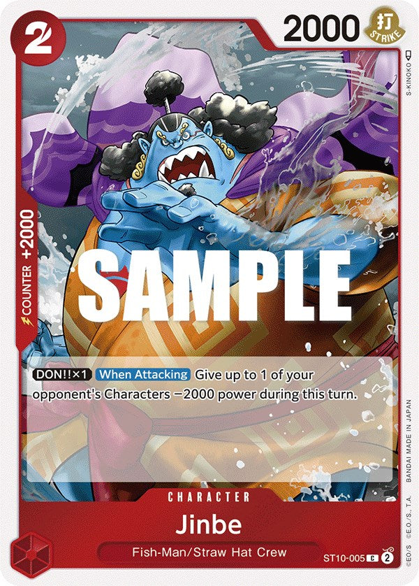 Jinbe (ST10-005) - [Ultra Deck: The Three Captains] Foil - Trinity Hobby