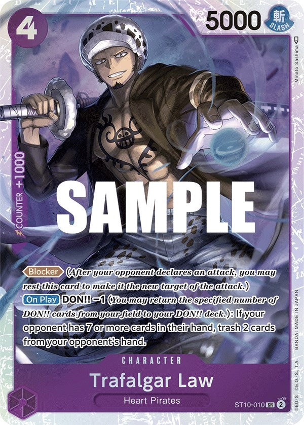 Trafalgar Law (010) (ST10-010) - [Ultra Deck: The Three Captains] Foil - Trinity Hobby