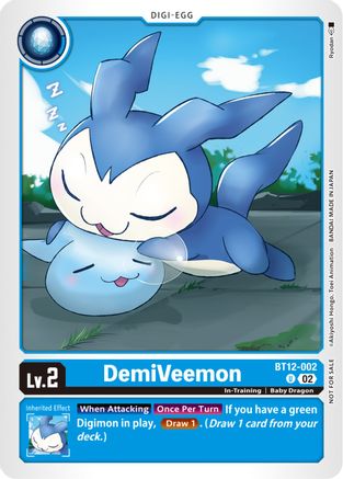 DemiVeemon [BT12-002] (NYCC 2023 Demo Deck) [Across Time] - Trinity Hobby