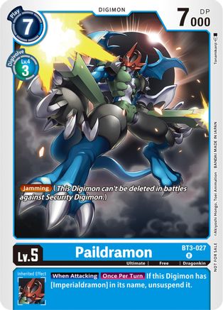 Paildramon [BT3-027] (NYCC 2023 Demo Deck) [Release Special Booster Ver.1.5] - Trinity Hobby
