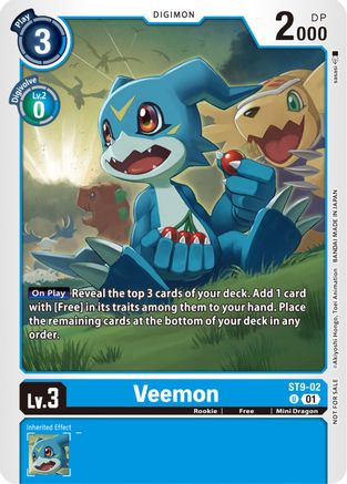 Veemon [ST9-02] (NYCC 2023 Demo Deck) [Starter Deck: Ultimate Ancient Dragon] - Trinity Hobby