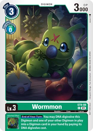 Wormmon [ST9-08] (NYCC 2023 Demo Deck) [Starter Deck: Ultimate Ancient Dragon] - Trinity Hobby