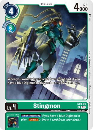 Stingmon [ST9-09] (NYCC 2023 Demo Deck) [Starter Deck: Ultimate Ancient Dragon] - Trinity Hobby