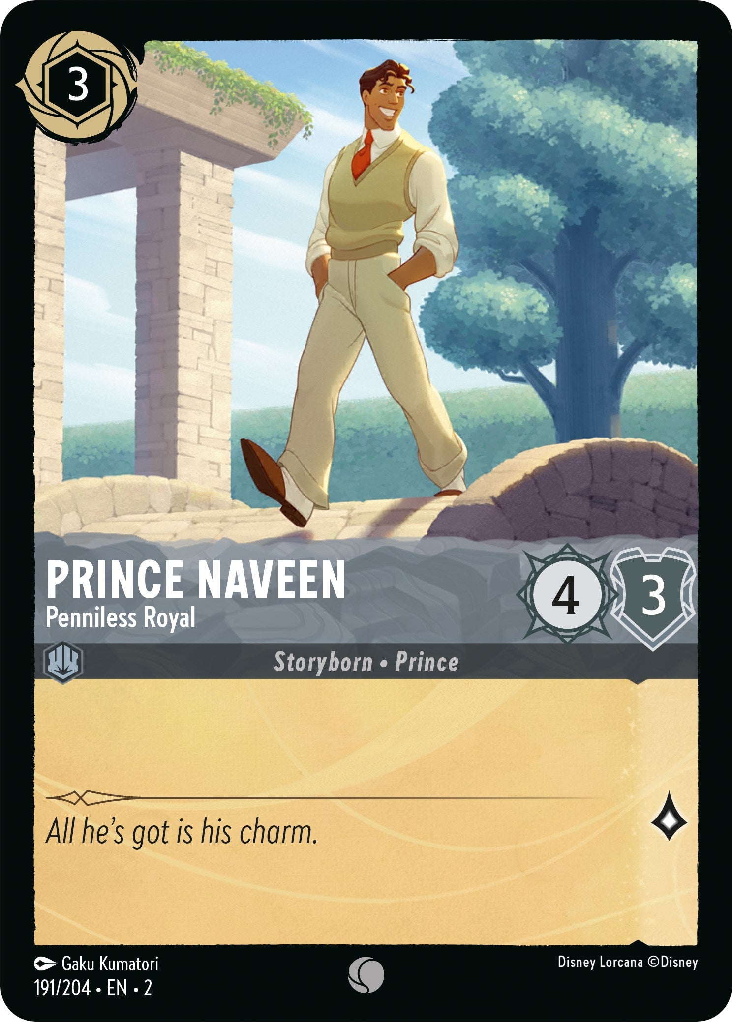 Prince Naveen - Penniless Royal (191/204) [Rise of the Floodborn] - Trinity Hobby