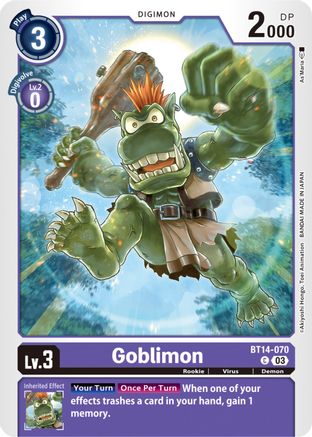 Goblimon [BT14-070] [Blast Ace] - Trinity Hobby