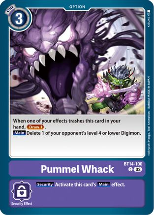 Pummel Whack [BT14-100] [Blast Ace] - Trinity Hobby