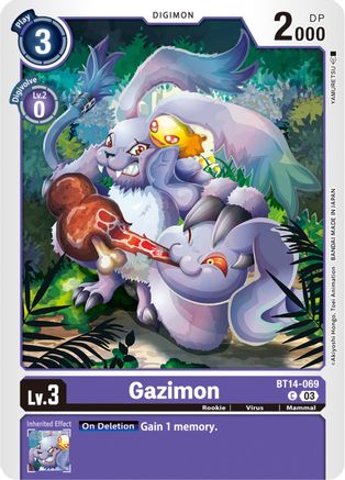 Gazimon [BT14-069] [Blast Ace] - Trinity Hobby