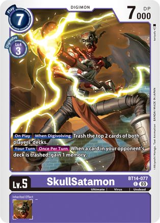SkullSatamon [BT14-077] [Blast Ace] - Trinity Hobby