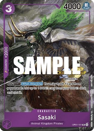 Sasaki (CS 2023 Event Pack) (OP01-101) - [One Piece Promotion Cards] Foil - Trinity Hobby