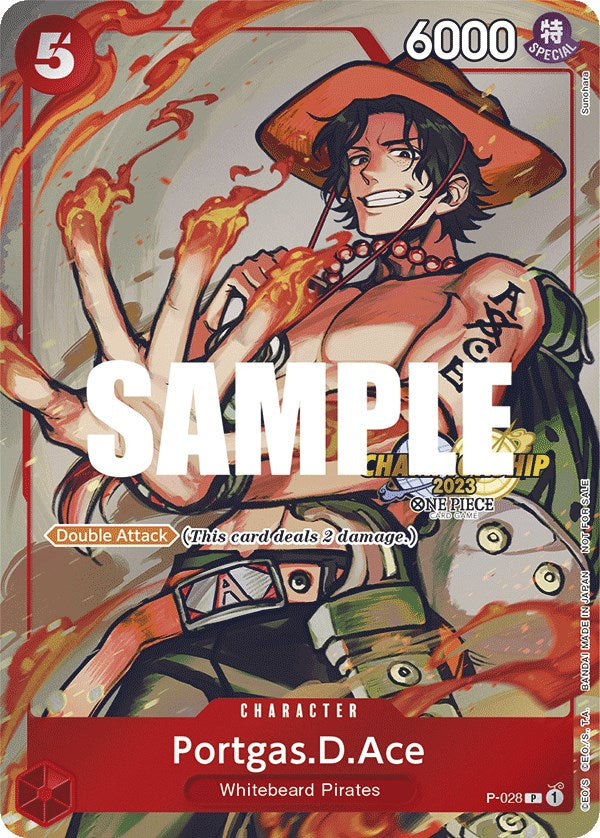 Portgas.D.Ace (CS 2023 Event Pack) (P-028) - [One Piece Promotion Cards] Foil - Trinity Hobby