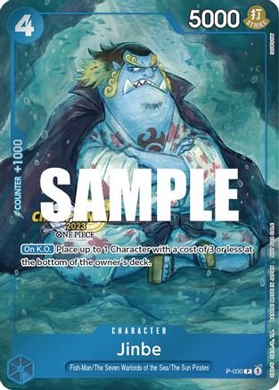 Jinbe (CS 2023 Event Pack) (P-030) - [One Piece Promotion Cards] Foil - Trinity Hobby