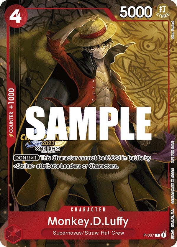 Monkey.D.Luffy (CS 2023 Celebration Pack) [One Piece Promotion Cards] - Trinity Hobby