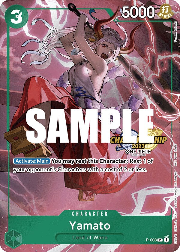 Yamato (CS 2023 Celebration Pack) (P-008) - [One Piece Promotion Cards] Foil - Trinity Hobby