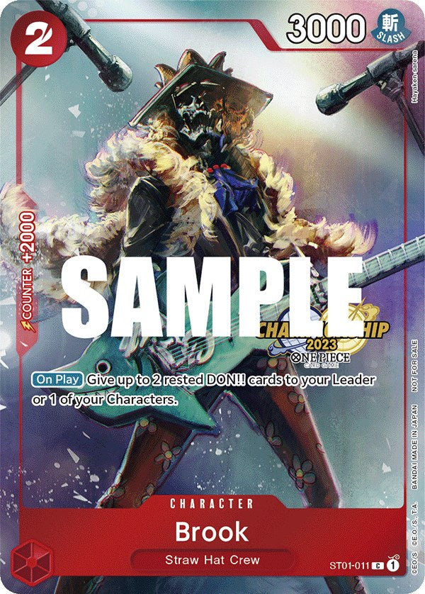 Brook (CS 2023 Celebration Pack) (ST01-011) - [One Piece Promotion Cards] Foil - Trinity Hobby
