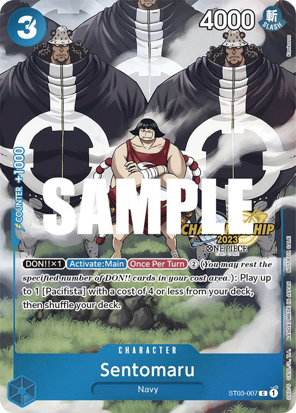 Sentomaru (CS 2023 Celebration Pack) (ST03-007) - [One Piece Promotion Cards] Foil - Trinity Hobby