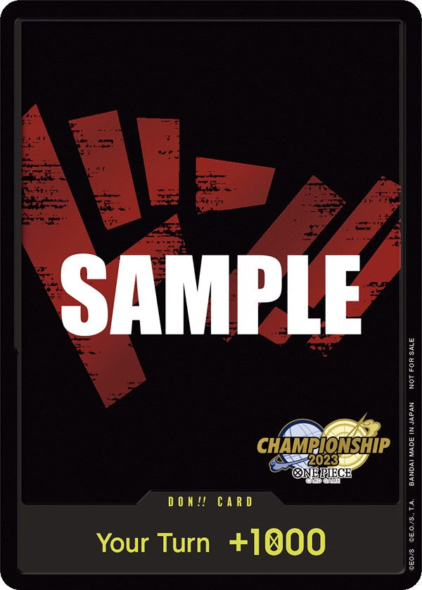 DON!! Card (CS 2023 Celebration Pack) - [One Piece Promotion Cards] Foil - Trinity Hobby