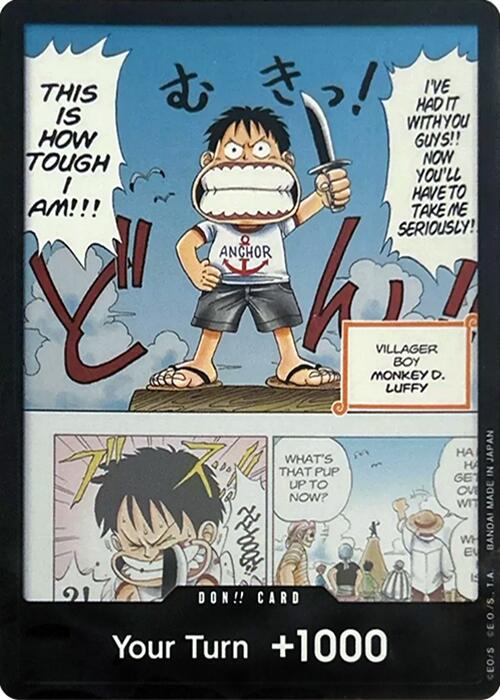 DON!! Card (Young Luffy) (Devil Fruits Collection Vol. 1) - [One Piece Promotion Cards] Foil - Trinity Hobby