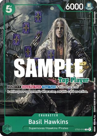 Basil Hawkins (CS 2023 Top Players Pack) (ST02-010) - [One Piece Promotion Cards] Foil - Trinity Hobby