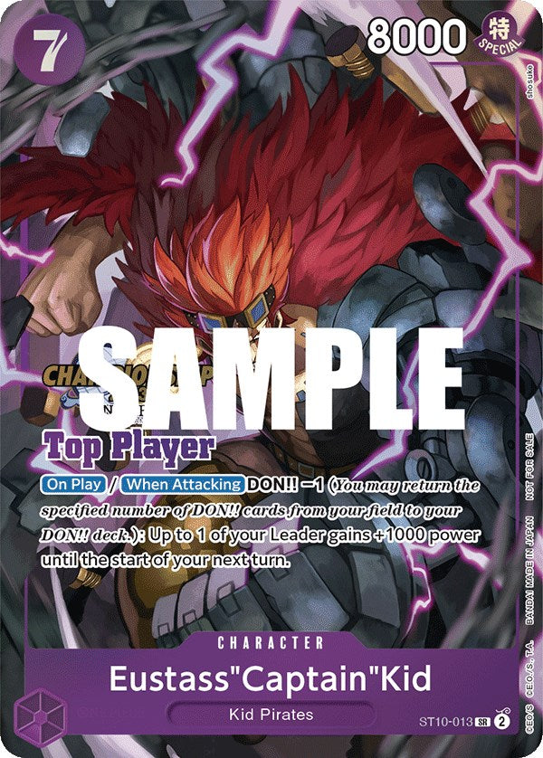 Eustass"Captain"Kid (CS 2023 Top Players Pack) (ST10-013) - [One Piece Promotion Cards] Foil - Trinity Hobby