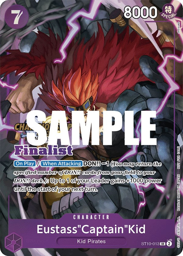 Eustass"Captain"Kid (CS 2023 Top Players Pack) [Finalist] (ST10-013) - [One Piece Promotion Cards] - Trinity Hobby