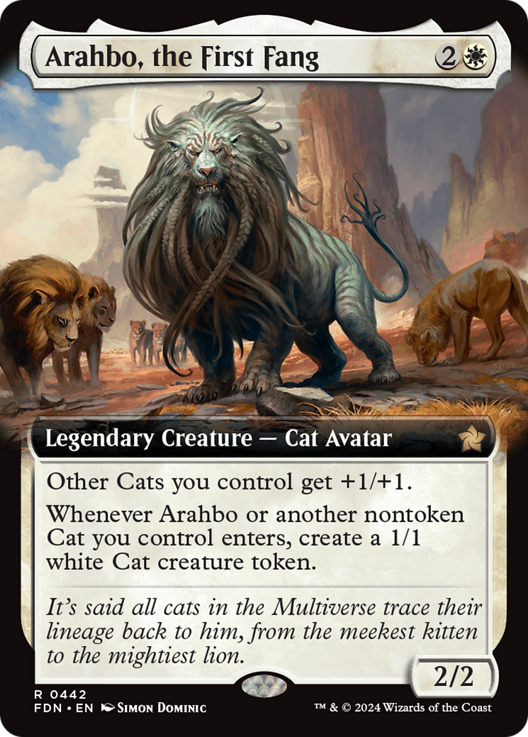 Arahbo, the First Fang (Extended Art) [Foundations] - Trinity Hobby