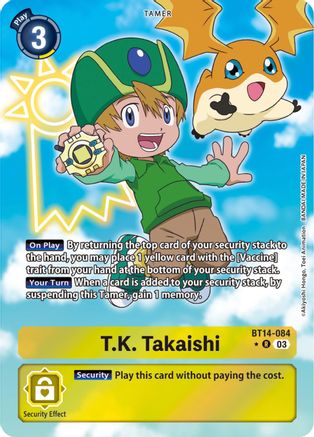 T.K. Takaishi [BT14-084] (Alternate Art) [Blast Ace] - Trinity Hobby