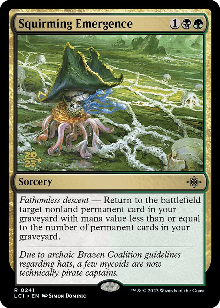 Squirming Emergence [The Lost Caverns of Ixalan Prerelease Cards] - Trinity Hobby