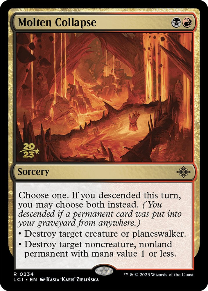 Molten Collapse [The Lost Caverns of Ixalan Prerelease Cards] - Trinity Hobby