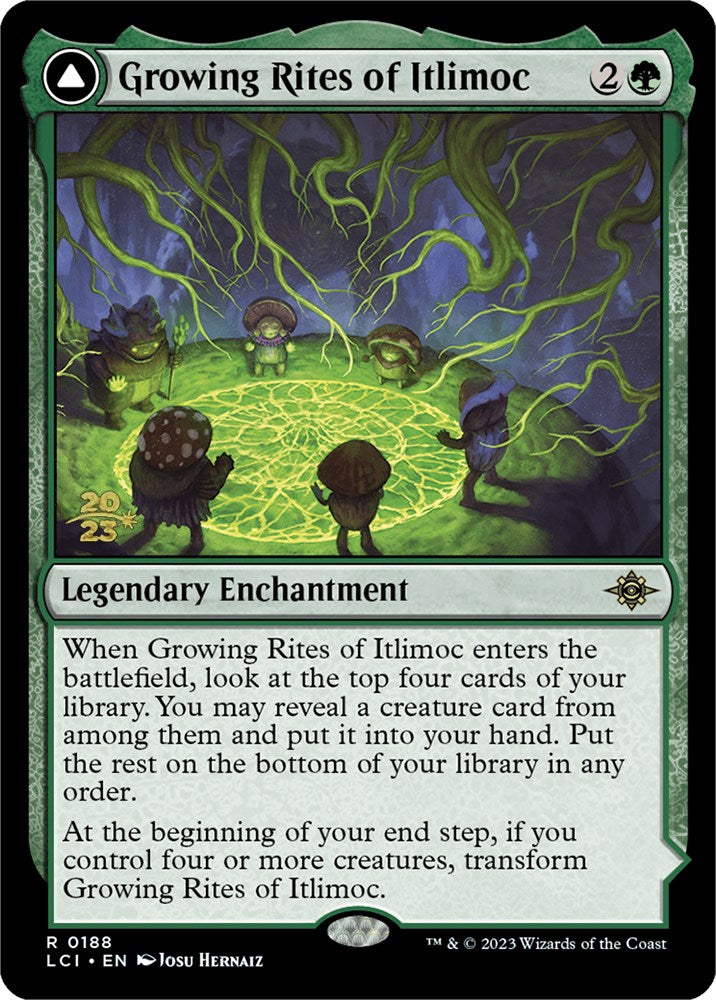 Growing Rites of Itlimoc // Itlimoc, Cradle of the Sun (LCI) [The Lost Caverns of Ixalan Prerelease Cards] - Trinity Hobby
