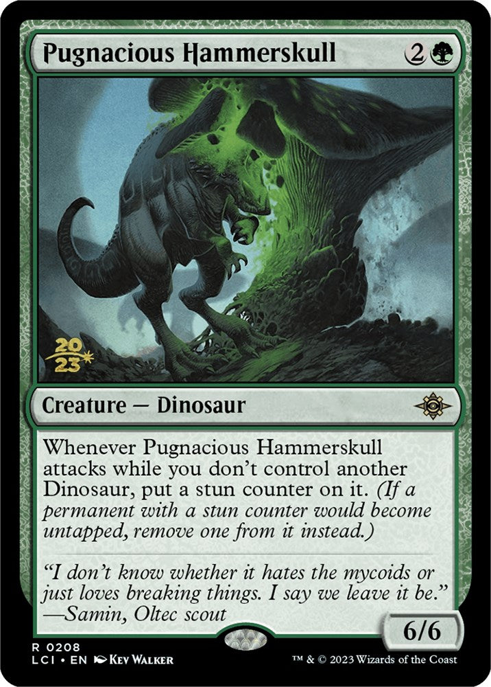 Pugnacious Hammerskull [The Lost Caverns of Ixalan Prerelease Cards] - Trinity Hobby