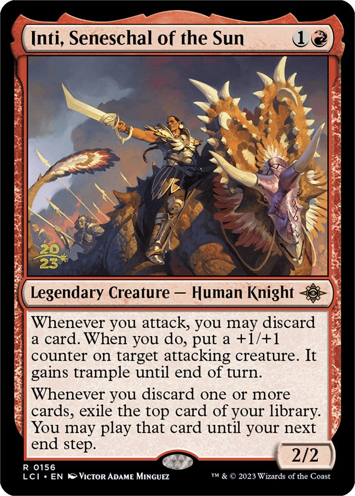 Inti, Seneschal of the Sun [The Lost Caverns of Ixalan Prerelease Cards] - Trinity Hobby