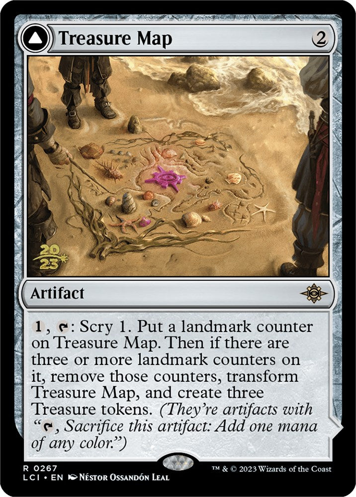 Treasure Map // Treasure Cove [The Lost Caverns of Ixalan Prerelease Cards] - Trinity Hobby