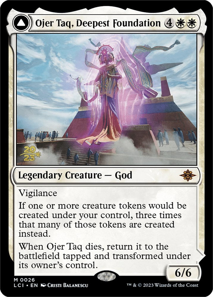 Ojer Taq, Deepest Foundation // Temple of Civilization [The Lost Caverns of Ixalan Prerelease Cards] - Trinity Hobby