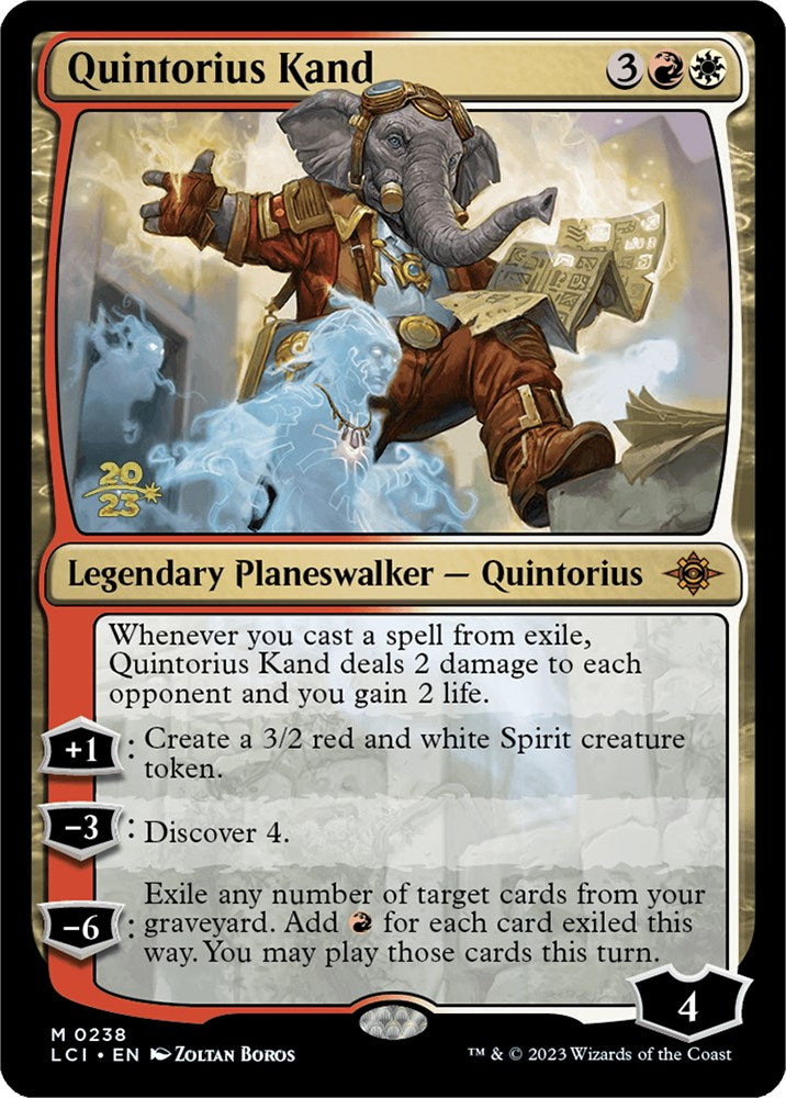 Quintorius Kand [The Lost Caverns of Ixalan Prerelease Cards] - Trinity Hobby