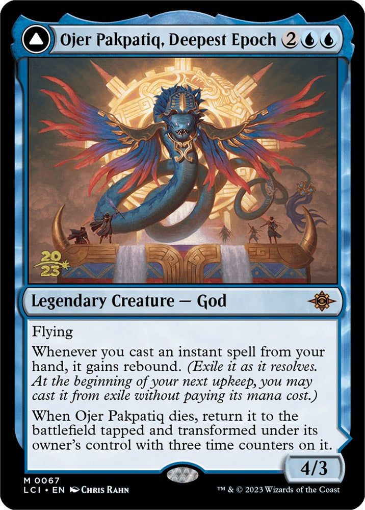 Ojer Pakpatiq, Deepest Epoch // Temple of Cyclical Time [The Lost Caverns of Ixalan Prerelease Cards] - Trinity Hobby