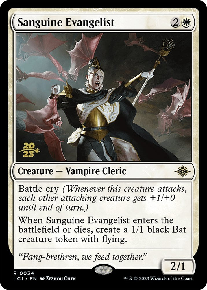 Sanguine Evangelist [The Lost Caverns of Ixalan Prerelease Cards] - Trinity Hobby