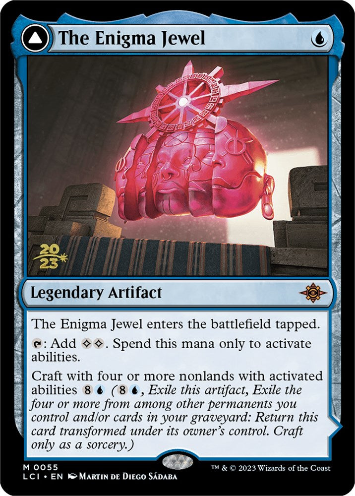 The Enigma Jewel // Locus of Enlightenment [The Lost Caverns of Ixalan Prerelease Cards] - Trinity Hobby