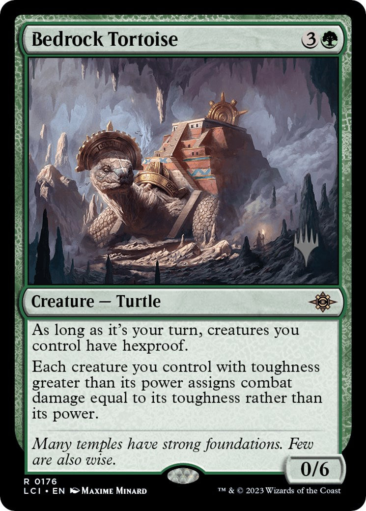 Bedrock Tortoise (Promo Pack) [The Lost Caverns of Ixalan Promos] - Trinity Hobby